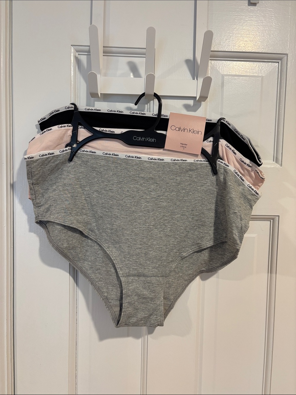 Calvin Klein Women’s Hipster Pack - Gray, Black & Light Pink